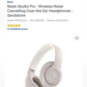 Beats Pro noise canceling headphones